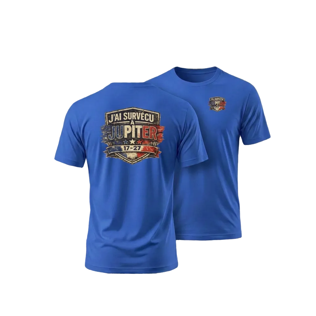 T-Shirt bleu Jupiter