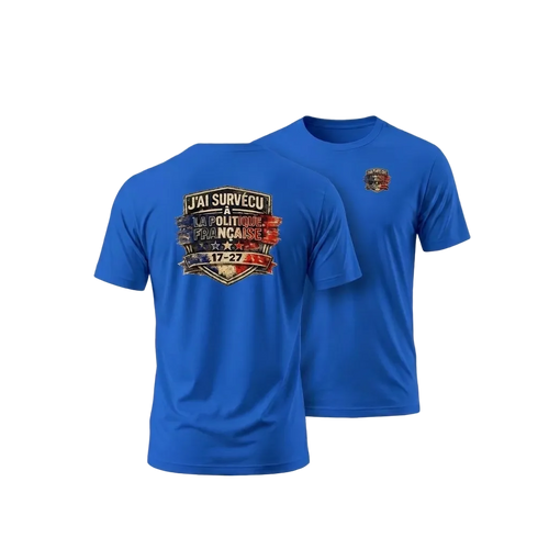 T-Shirt bleu politique française