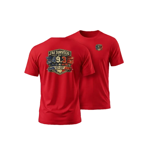 T-Shirt rouge 49.3