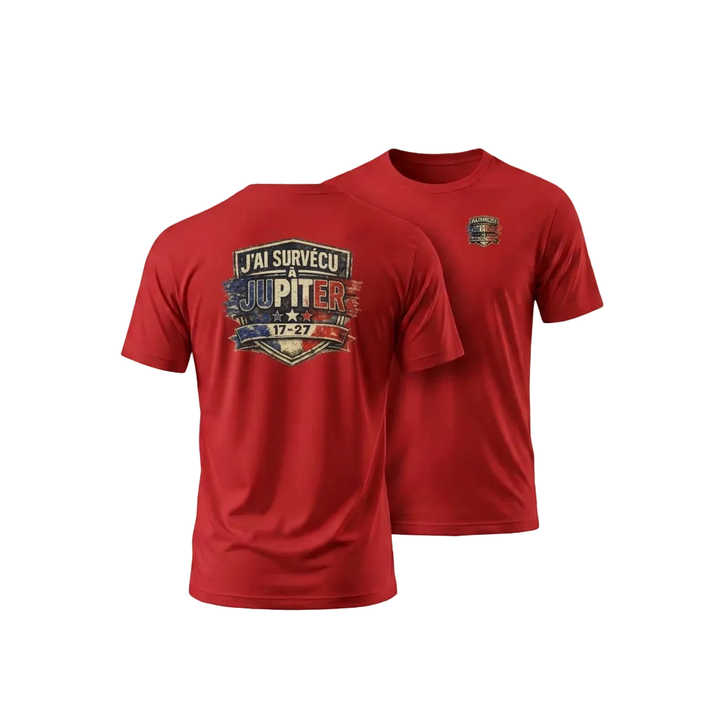 T-Shirt rouge Jupiter